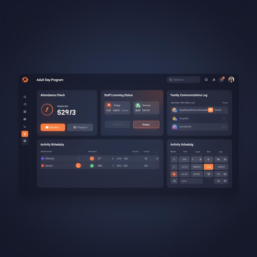 Adult Day Programs compliance dashboard preview