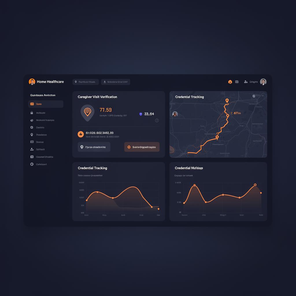Home Healthcare compliance dashboard preview