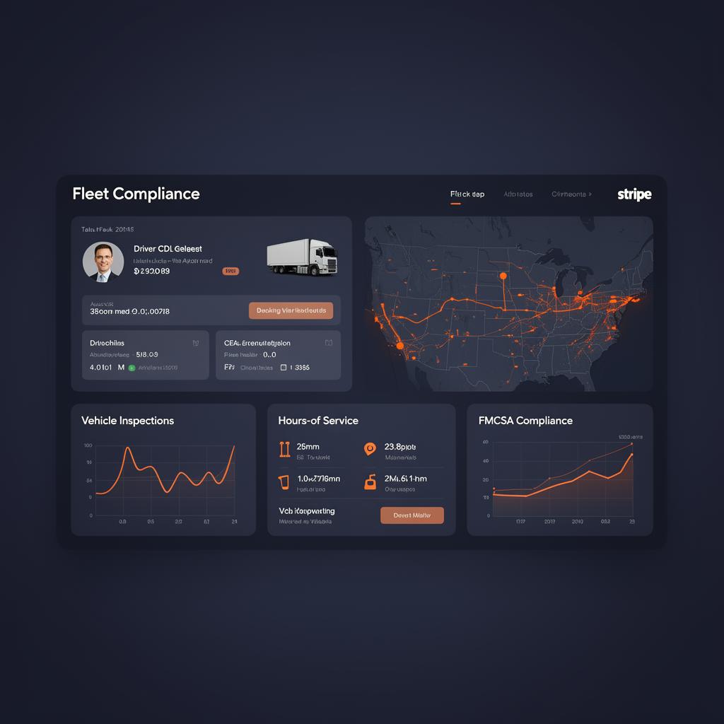 Trucking compliance dashboard preview